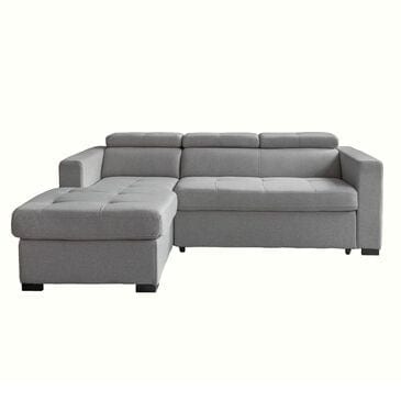 Tuscany Grove Gigi 2-Piece Sectional with Pullout and Left Facing Chaise in Bates Platinum, , large