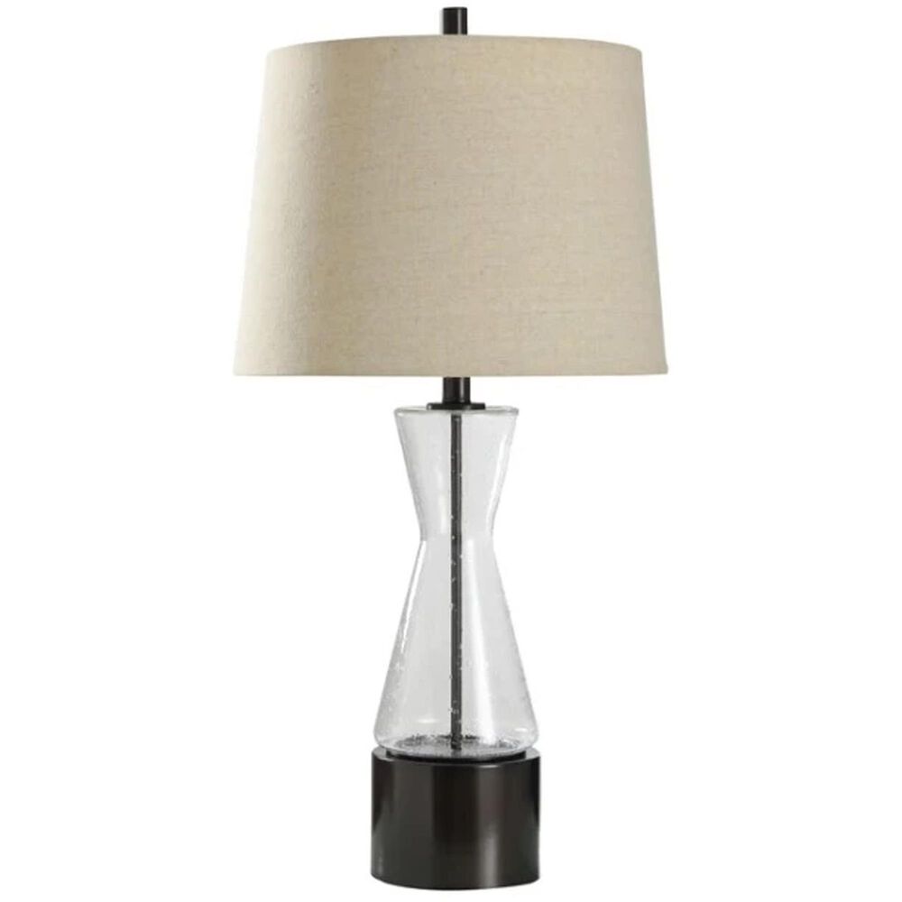 Flair Industries Ketter Bronze Glass Table Lamp, , large