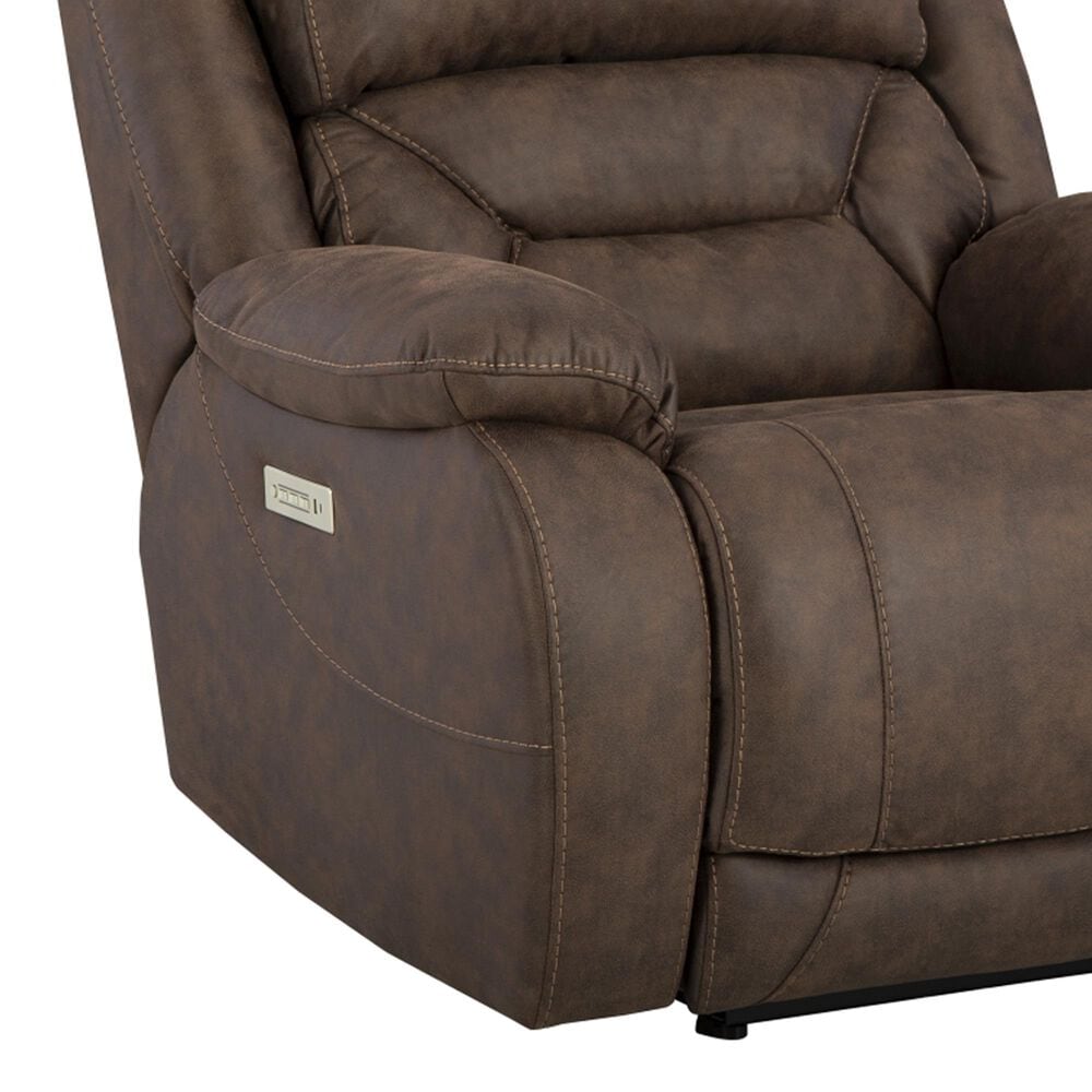 HomeStretch Skywalker Power Wall-Saver Recliner in Walnut, , large
