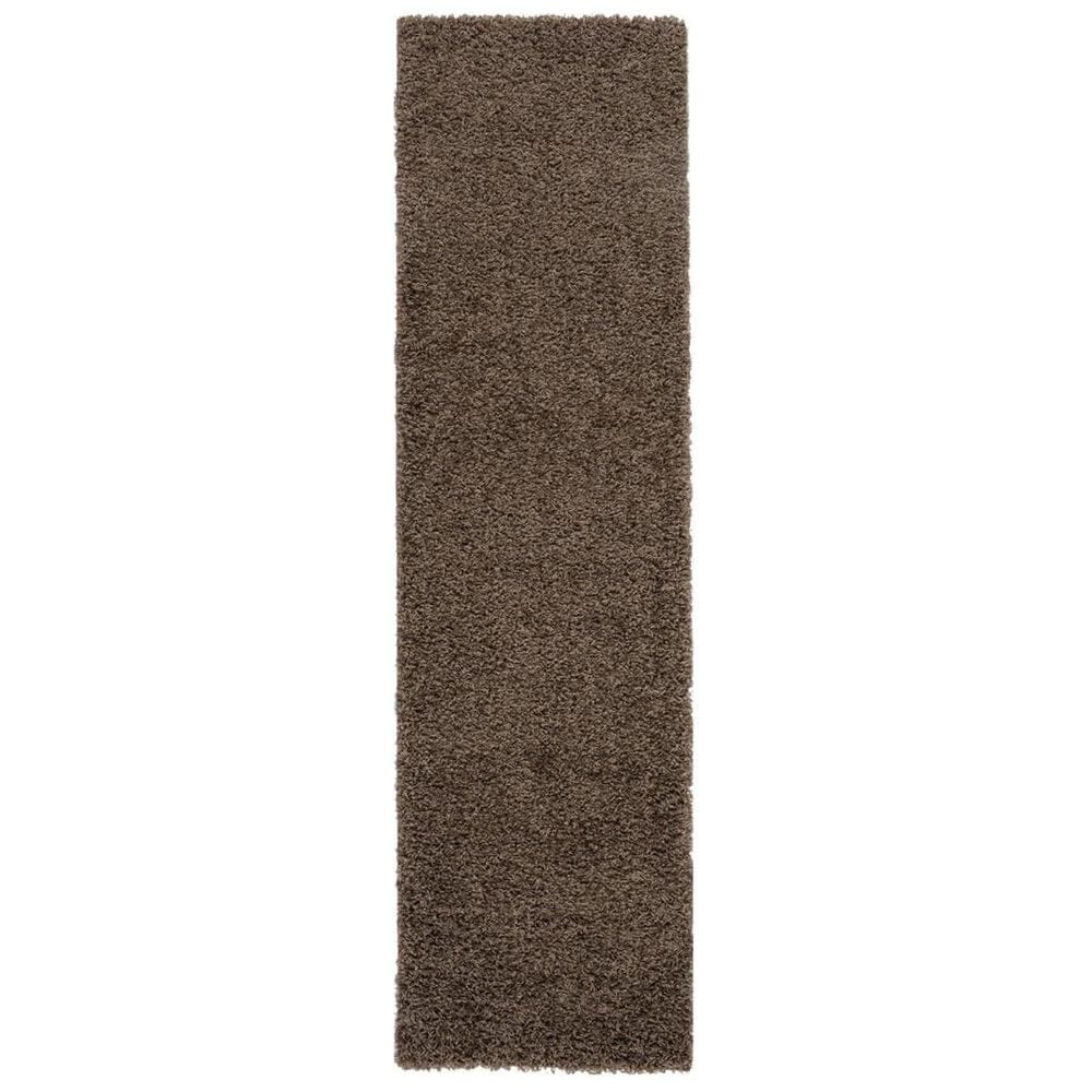 Safavieh Florida Shag SGA119T-28 2&#39;3&quot; x 8&#39; Taupe Runner, , large