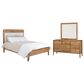 Archbold Furniture Warren 3-Piece King Platform Bedroom Set in Harvest, , large