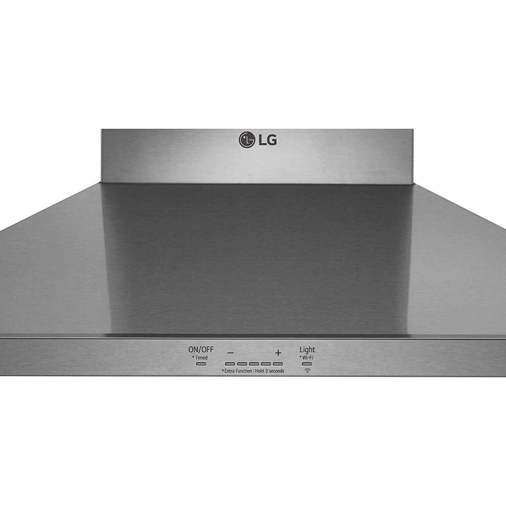 LG 36&quot; Wall Mount Chimney Hood with 600 CFM Blower in Stainless Steel, , large