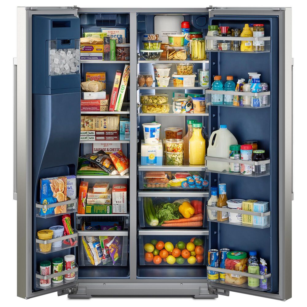 Maytag 20.8 Cu. Ft. Side-by-Side Refrigerator in Stainless Steel, , large