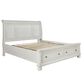 Ashley Robbinsdale King Sleigh Storage Bed in Antique White, , large