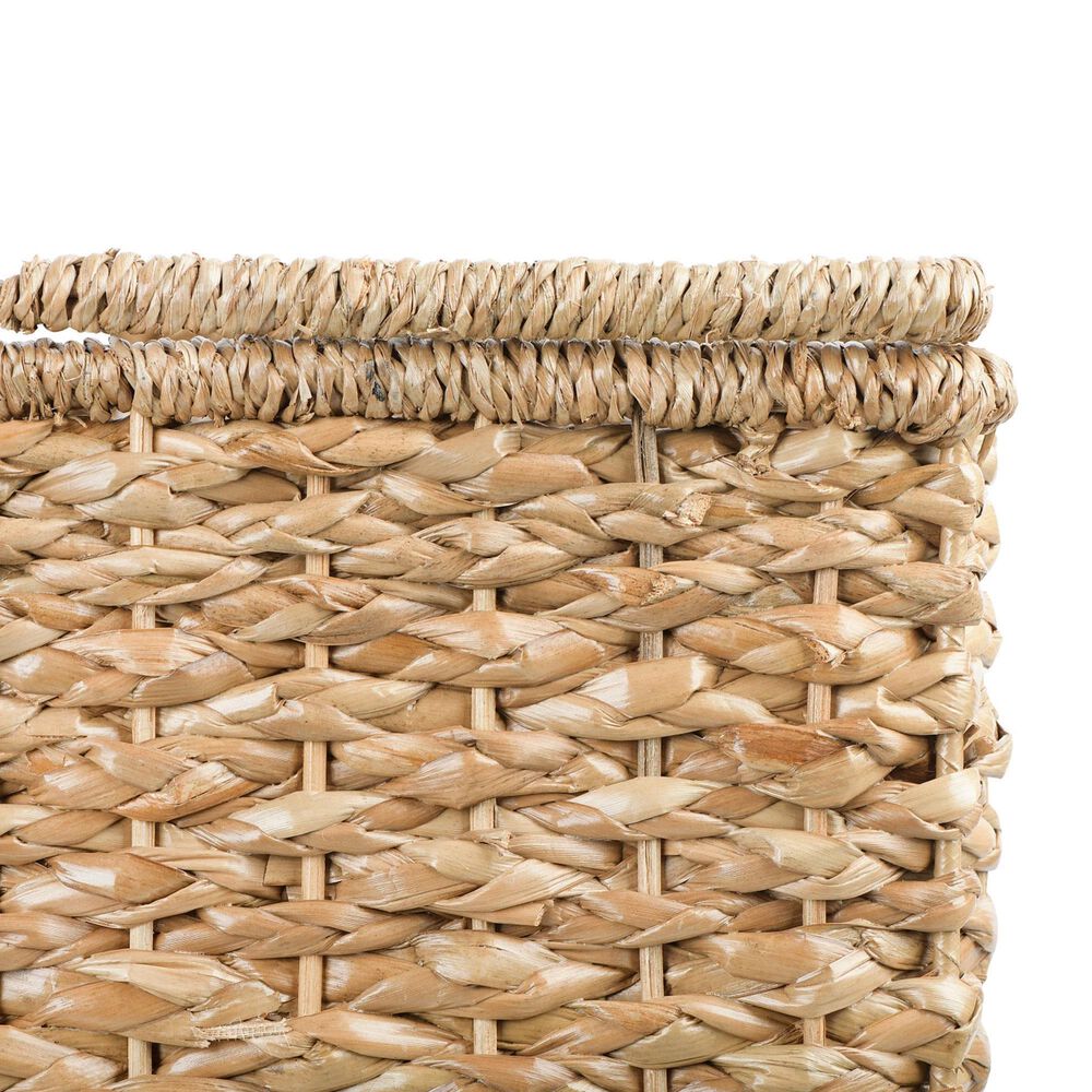 Creative Coop Woven Bankuan Stair Basket with Handles in Natural, , large