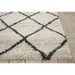 Nourison Brisbane BRI03 8"2" x 10" Ivory and Charcoal Area Rug, , large