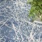 Nourison Exhale 3"11" x 5"11" Navy and Ivory Area Rug, , large