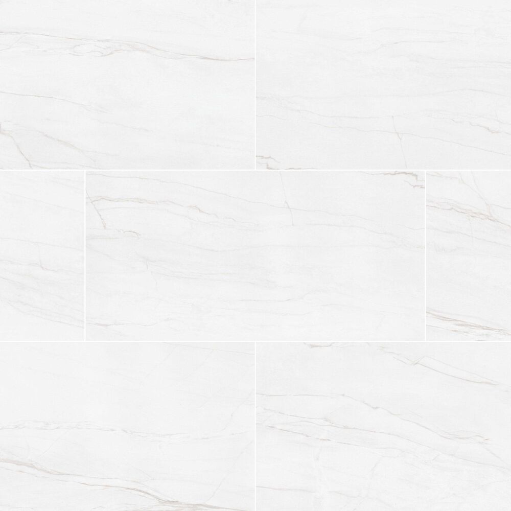 MS International Kaya Zermatta Blanca 24" x 48" Porcelain Tile, , large