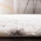Safavieh Parma Shag PMA583A 2"3" x 9" Cream and Grey Runner, , large
