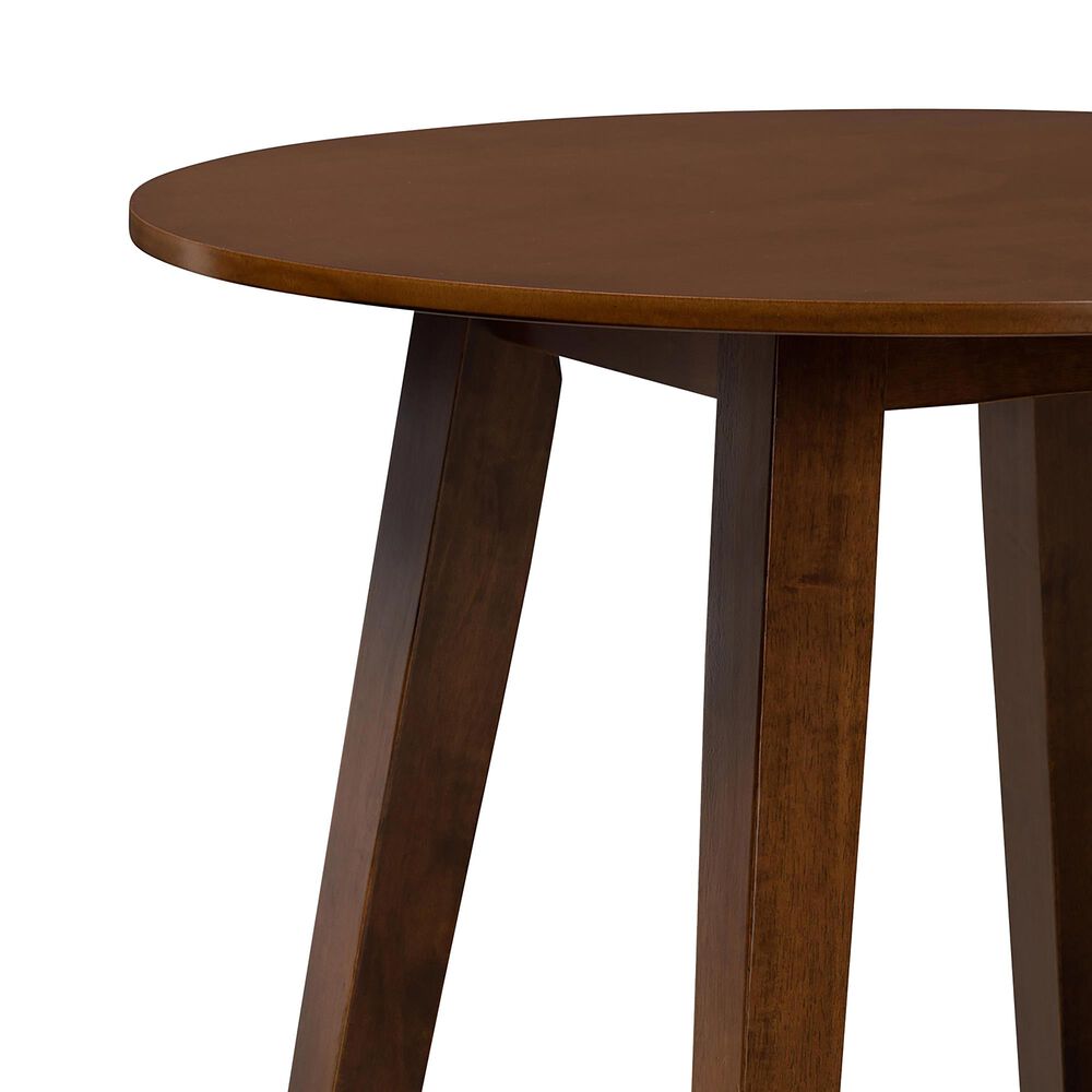 Baxton Studio Lida 5-Piece Dining Set in Grey/Walnut Brown, , large