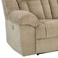Ashley Tip-Off Power Reclining Sofa with Adjustable Headrest in Wheat, , large
