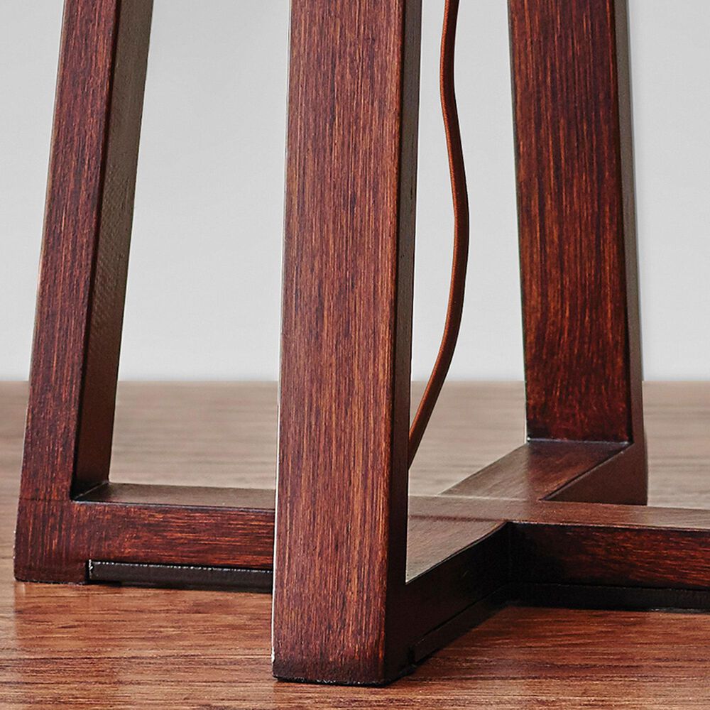 Adesso Quinn Table Lamp in Walnut, , large