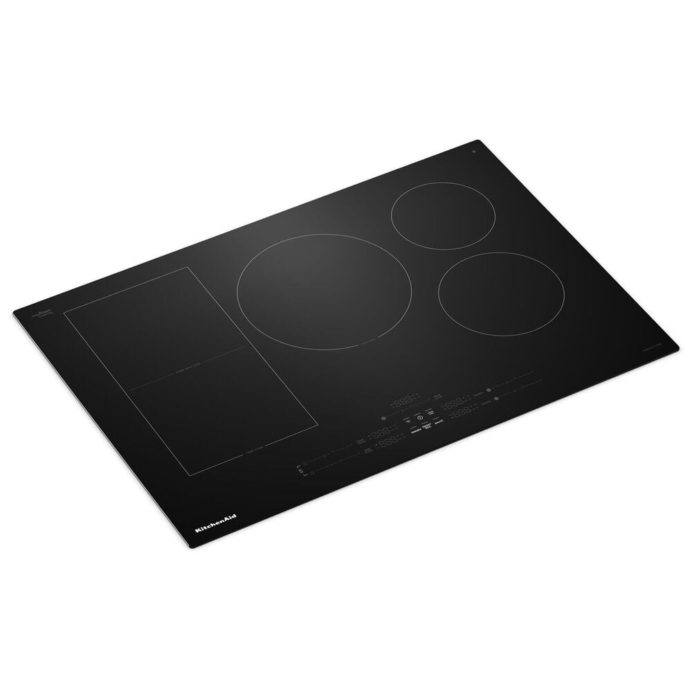 KitchenAid 30&quot; Induction Cooktop with 5 Cooking Zones in Black, , large