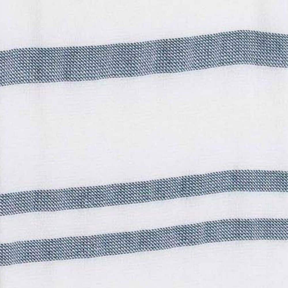 Willow &amp; Hem Nantucket Turkish Cotton Kitchen Towel in Blue and White (Set of 3), , large
