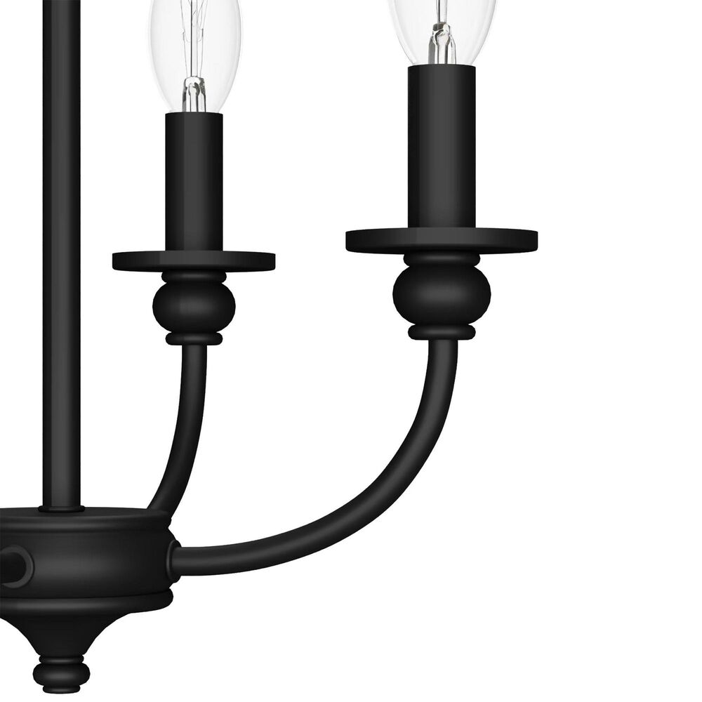 Hunter Southcrest 4-Light Semi-Flush Mount in Flat Matte Black, , large