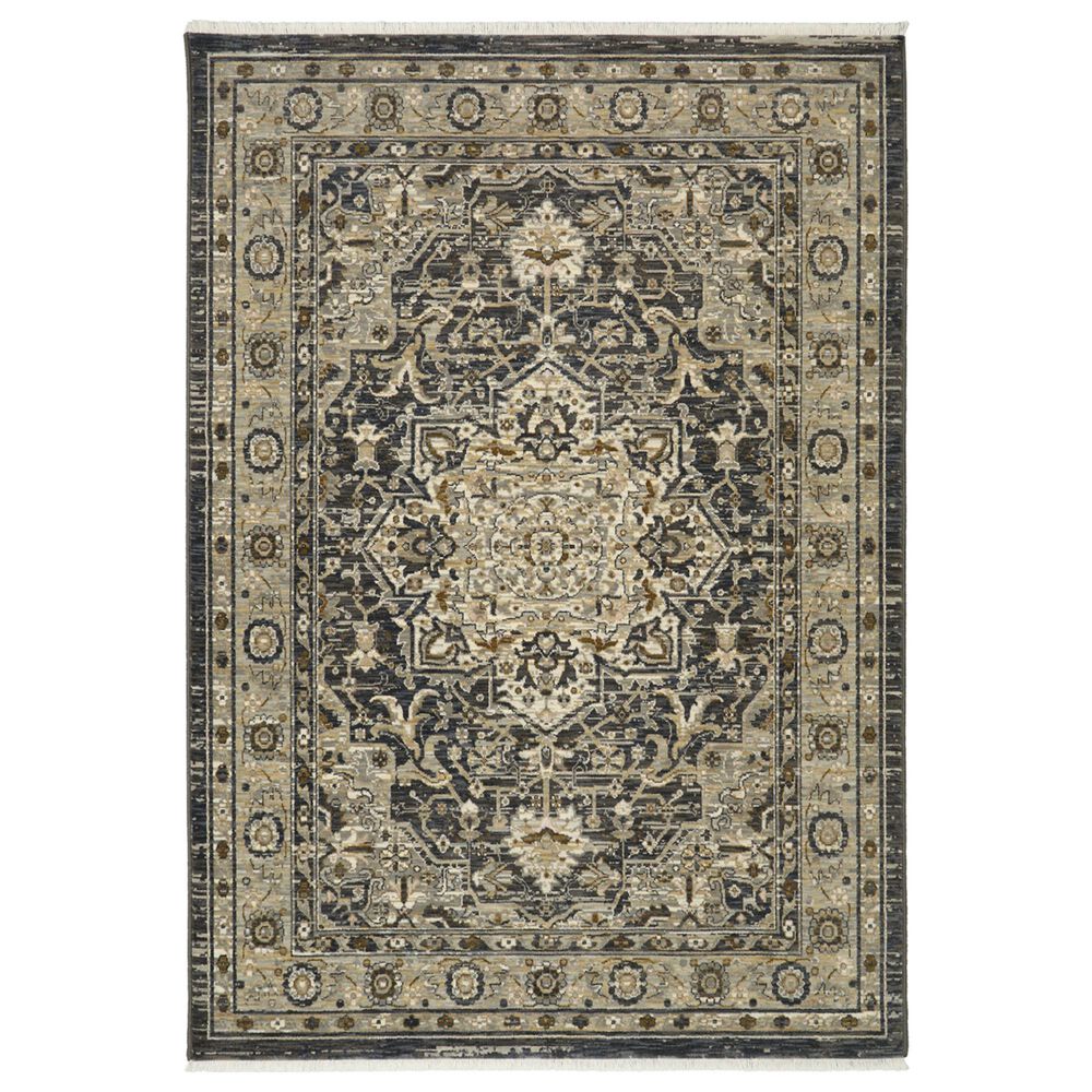 Karastan Titanium Regency 39400-16002 9'4" x 12'9" Charcoal Area Rug, , large