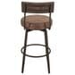 Fallridge Castana 30" Barstool in Brown Faux Leather, , large