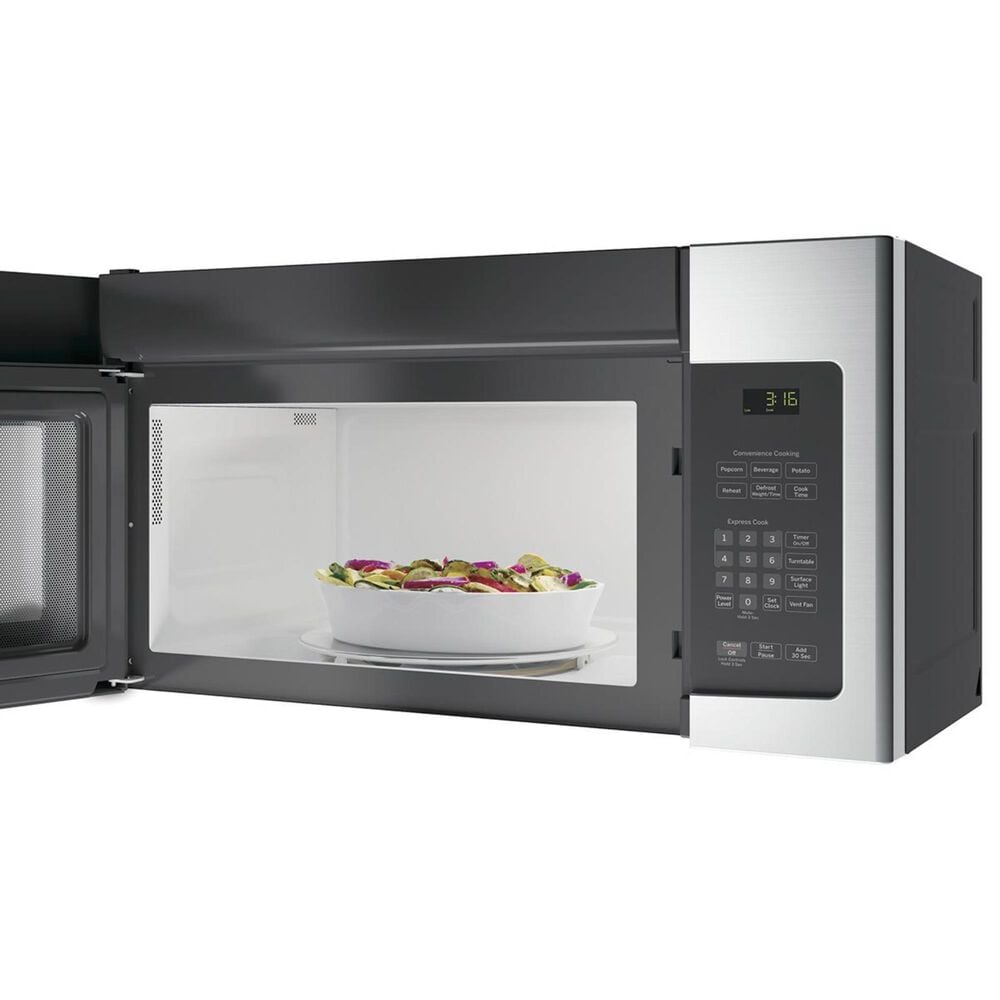 GE Appliances 1.6 Cu. Ft. Over-the-Range Microwave Oven in Stainless Steel, , large