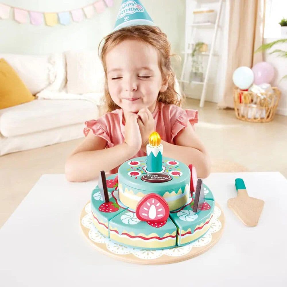 Hape Toys Interactive Happy Birthday Cake in Multicolor, , large
