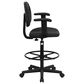 Flash Furniture Drafting Chair in Black, , large