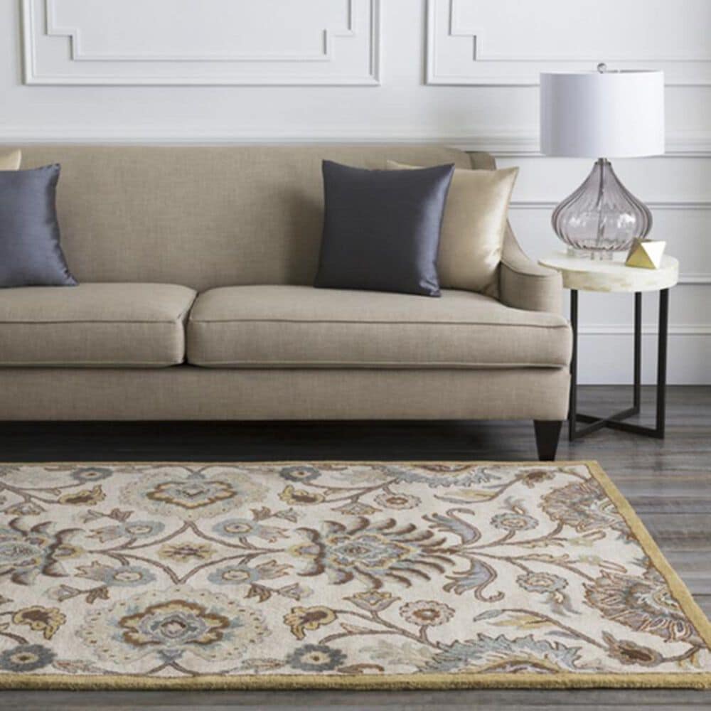 Surya Caesar CAE-1012 2&#39; x 3&#39; Gray, Beige and Camel Area Rugs, , large
