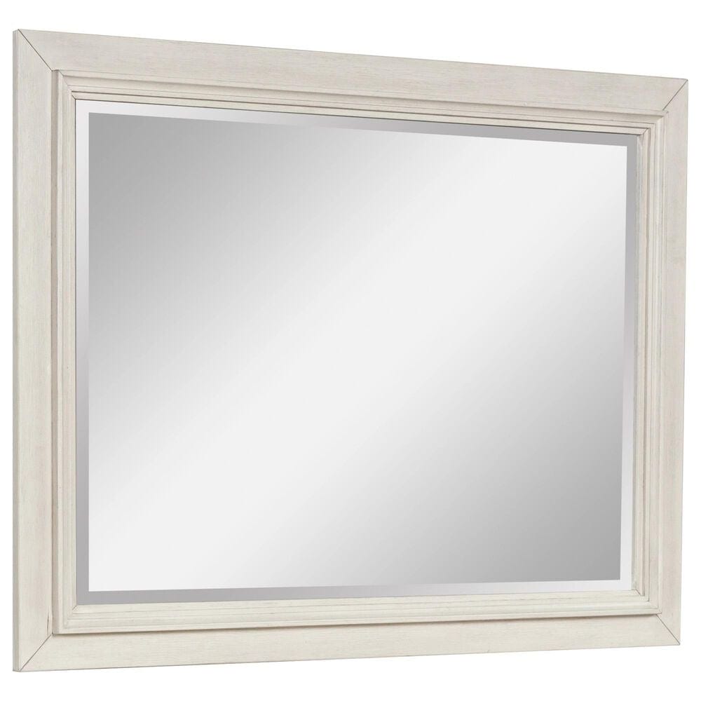Ashley Shaybrock Bedroom Mirror in Antique White and Brown, , large