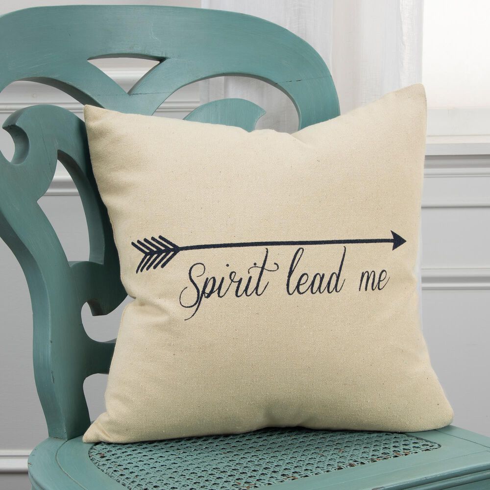 Rizzy Home Sentiment 20" Down Filled Pillow in Natural, , large