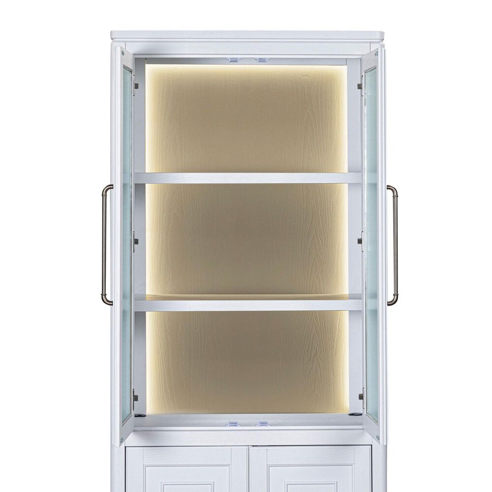 Riva Ridge Norah 4-Door Bookcase in White, , large