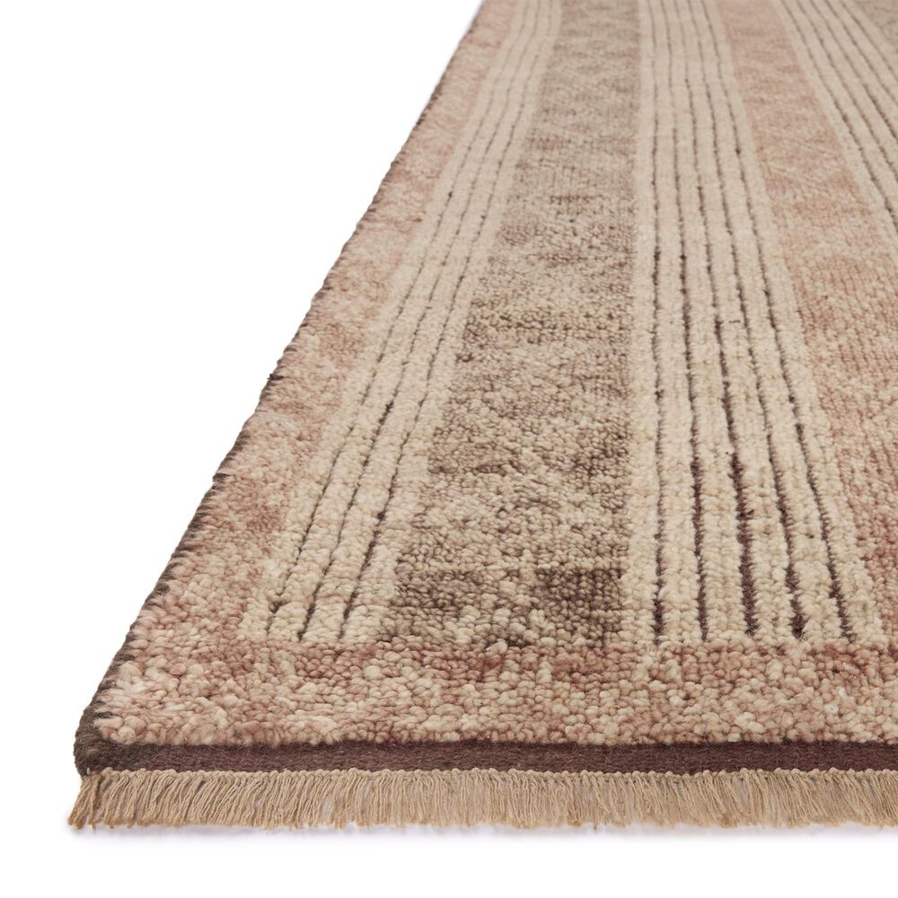Loloi Granada Mocha and Brown 2&#39;6&quot; x 11&#39;6&quot; Runner, , large