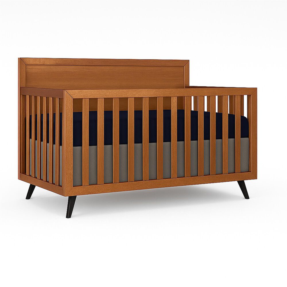 Evolur Stilnovo Convertible Crib in Sugar Cane, , large