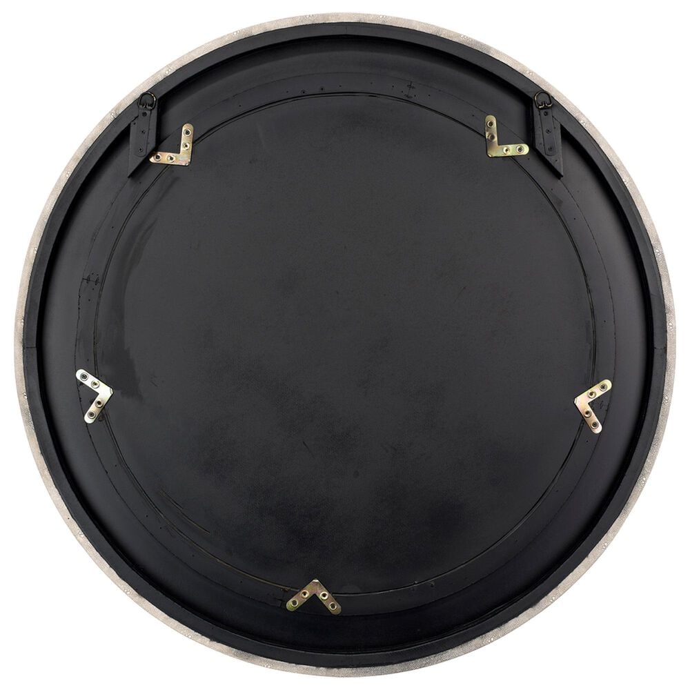 Jamie Young Beckett Round Mirror in Ivory, , large