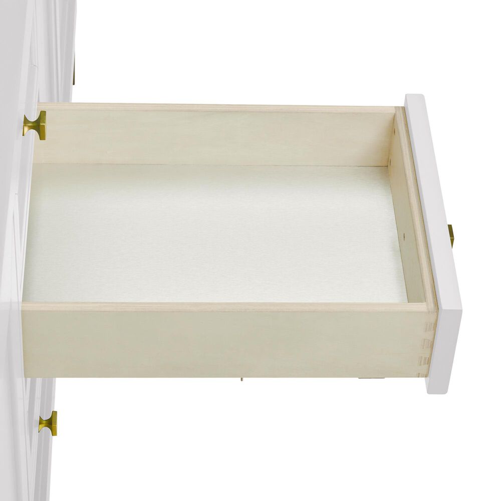 James Martin Vanities Chicago 72" Double Bathroom Vanity in Glossy White with 3 cm Ethereal Noctis Quartz Top, Rectangular Sinks and FreePower Wireless Charger, , large