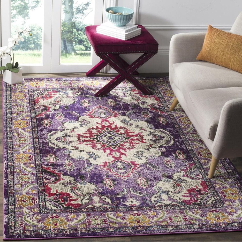 Safavieh Monaco MNC243P-24 2&#39;2&quot; x 4&#39; Violet/Fuchsia Area Rug, , large