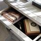 Ashley Kanwyn 3 Drawer Nightstand in Distressed Whitewash, , large