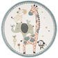 Safavieh Carousel 4" Round Ivory Kids  Area Rug, , large