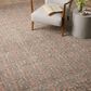 Angela Rose Aubrey 10" x 14" Blue and Terracotta Area Rug, , large