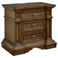 Millenium Frantanna California King Panel Bed with Two Nightstands in Brown, , large