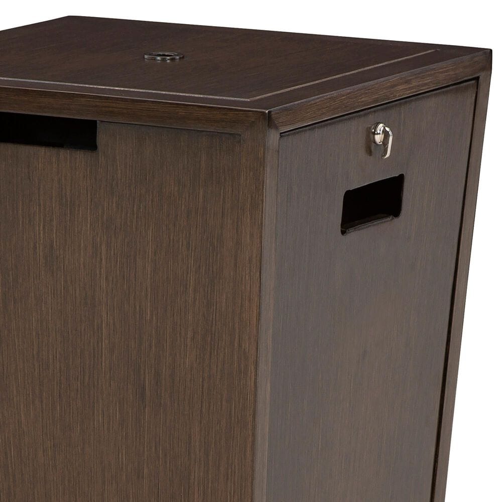 Ashley Rodeway South Square Fire Pit in Brown, , large