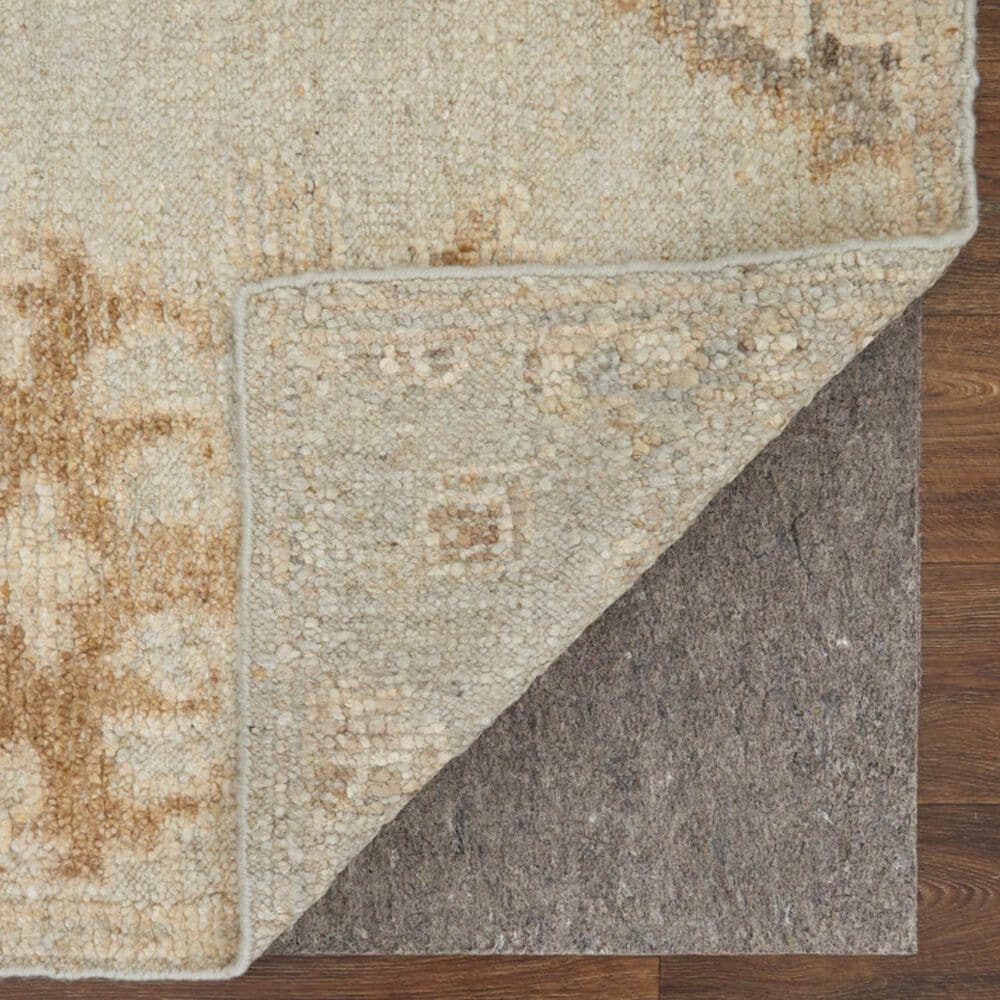 Feizy Grafton 5&#39;6&quot; x 8&#39;6&quot; Light Silver Area Rug, , large