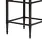Armen Living Marvin Counter Height Stool with Ivory Upholstery in Antique Pewter, , large