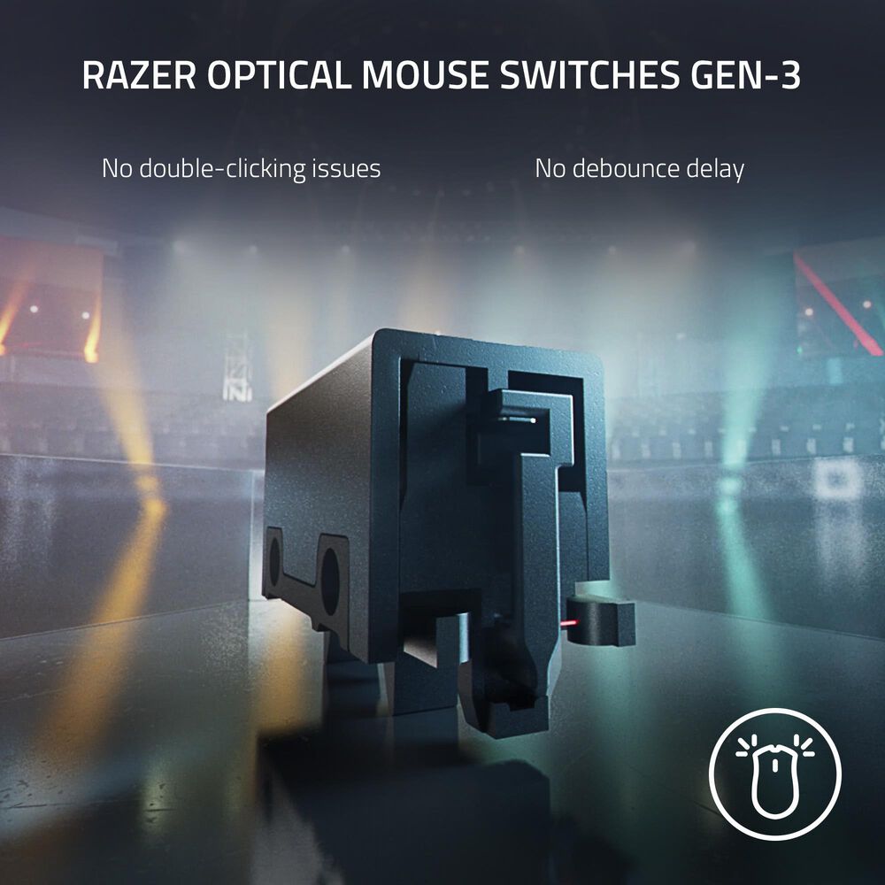 Razer DeathAdder V3 Pro Lightweight Wireless Optical Gaming Mouse in Black, , large