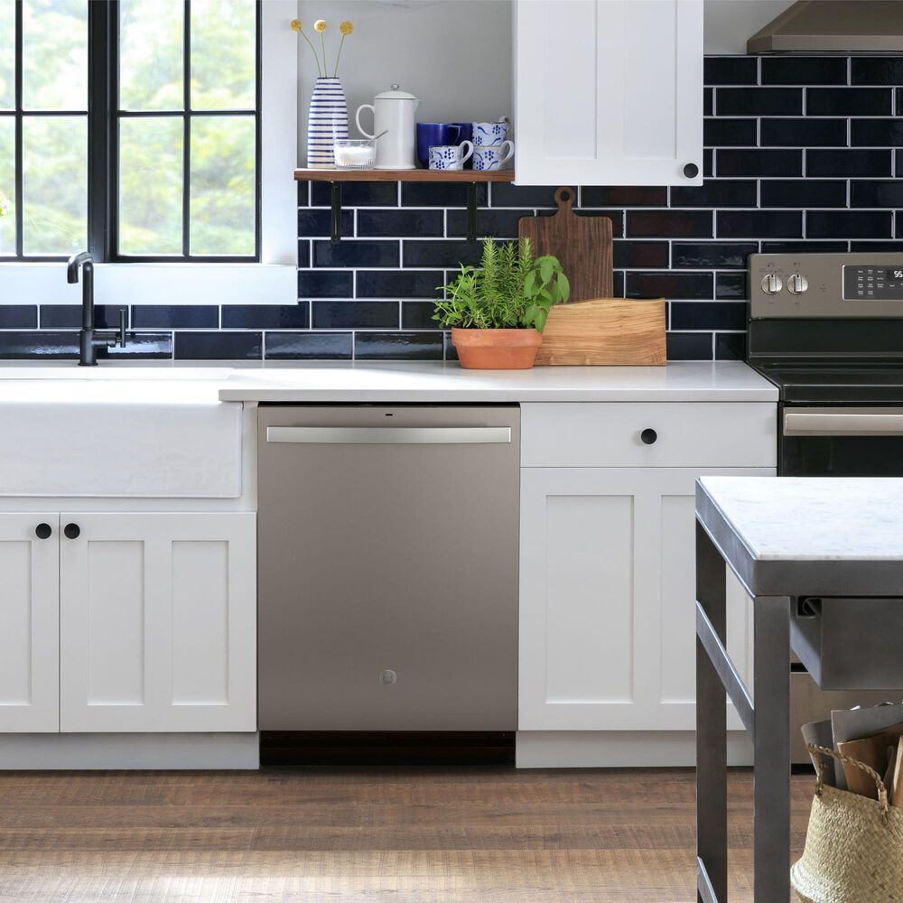 GE Appliances 24&quot; Built-In Bar Handle Dishwasher with 50 dBA in Slate, , large