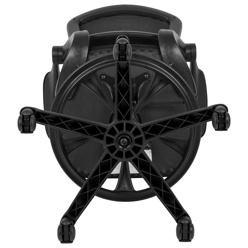 Flash Furniture Drafting Chair in Black, , large