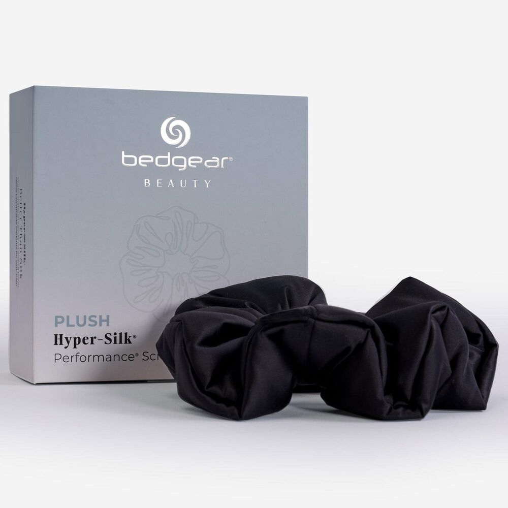 Bedgear Hyper-Silk Plush Scrunchie in Black, , large