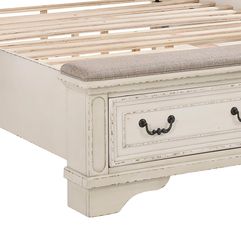 Ashley Realyn Queen Uph Bed in Chipped White, , large
