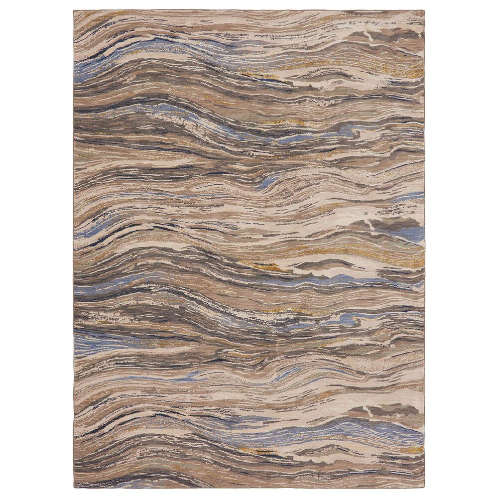 Karastan Enigma Continuum 90968-90116 9"6" x 12"11" Smokey Grey Area Rug, , large