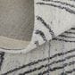 Feizy Whitton 9" x 12" Ivory and Black Area Rug, , large