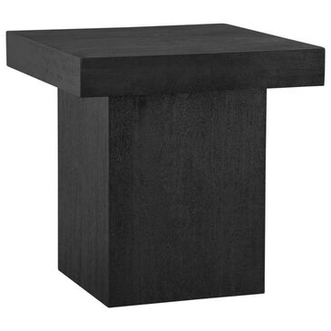 Bassett Mirror Company Padula Large End Table in Dusty Black, , large