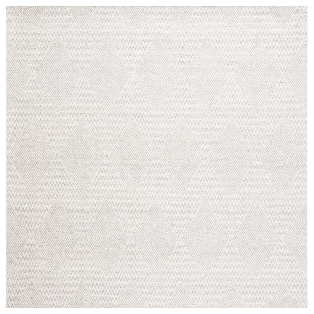 Safavieh Marbella 6" Square Ivory and Silver Area Rug, , large