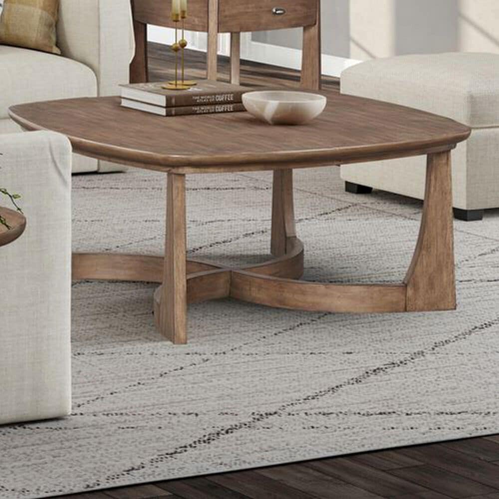 Belle Furnishings Bexley Cocktail Table in Tuscan Brown, , large